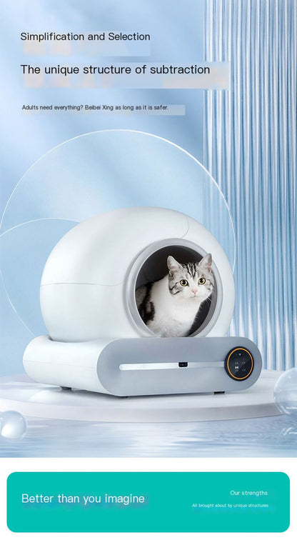 Bac à litière intelligent pour chat nettoyage automatique